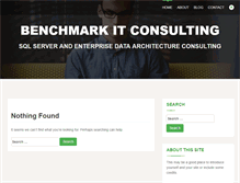 Tablet Screenshot of benchmarkitconsulting.com
